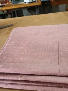 PURE SILK FABRIC DUSTY PINK 6.5 mtr - Picture 1 of 2