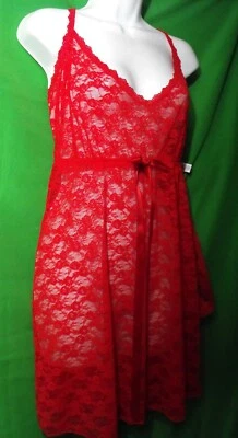 NUEVO HANKY PANKY 9C6814X DESPUÉS DE MEDIANOCHE HECHO EN EE. UU. 2 PIEZAS BABYDOLL Y TANGA 3X Foto 1 de 3