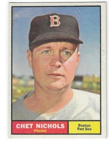 Chet Nichols #301  Set Break Topps 1961  (4256)