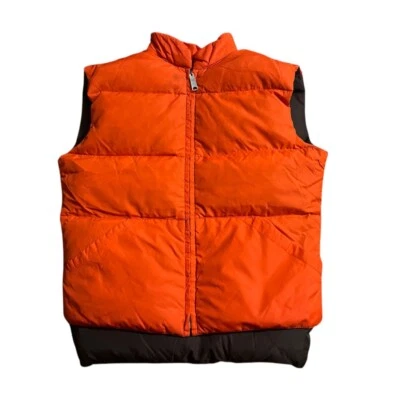 Chaleco acolchado reversible vintage años 70 Down East caza plumón de ganso para hombre M garra cremallera Foto 1 de 4