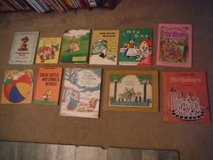 Lot of 12 Vintage books, A Holiday Book {Birthdays}, The Donkey Ride, The Ball B - Picture 1 of 10