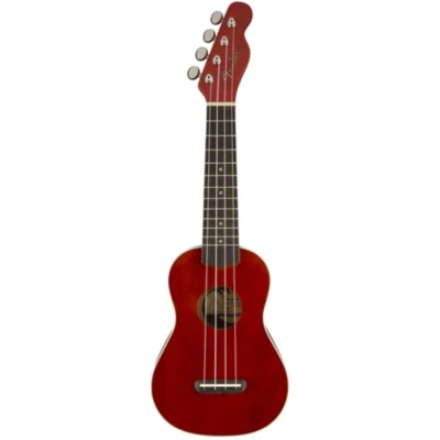 Fender Venice Soprano Ukulele, Walnut FB, Cherry - Image 1 of 2