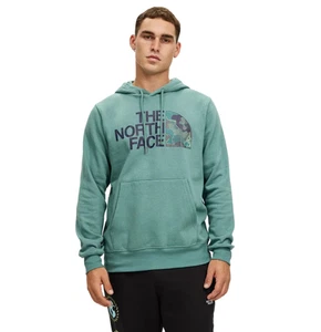 Men The North Face Half Dome Pullover Dark Sage Camo Cotton Hoodie Xl - Picture 1 of 6