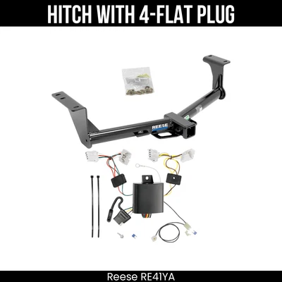 Enganche de remolque + cableado de 4 vías para Nissan Murano 15-24 todos los modelos receptor de remolque de 2" Foto 1 de 4