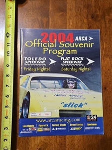 ARCA RACING PROGRAM TOLEDO SPEEDWAY FLAT ROCK 2004 VINTAGE - Picture 1 of 2