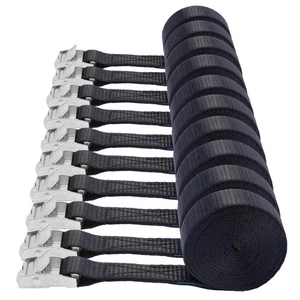 10 Stück 1 Zoll x 10 Fuß verstellbare Nockenschnalle Spanngurte zum Verpacken - Bild 1 von 7