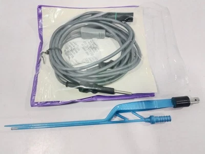 Bayoneta bipolar reutilizable de 8 pulgadas pinzas de succión puntas 2 mm con cable laparoscópico Foto 1 de 4