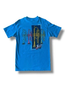 Camiseta trompeta vintage años 80 Nueva Orleans lugar de nacimiento del jazz talla grande - Imagen 1 de 19