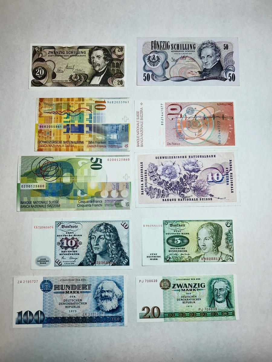 Uncirculated Swiss Banknotes for sale | eBay