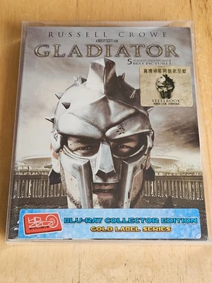 📀 GLADIATOR - HDZETA FULL SLIP BLU-RAY STEELBOOK GOLD LABEL - NEW/SEALED - Image 1 of 4