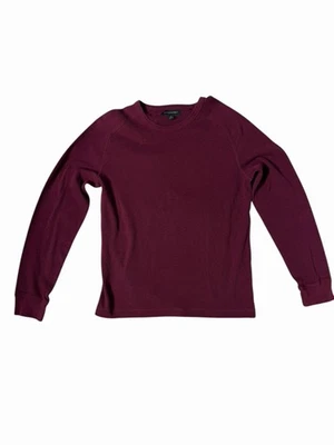 Camisa de hombre Banana Republic manga larga borgoña cuello redondo talla mediana Foto 1 de 4