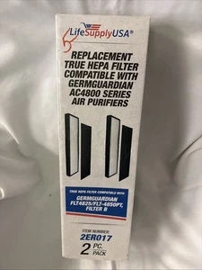 Life Supply USA True Hepa Filter ER002 Replacement Germ Guardian AC5000 Air - Picture 1 of 6