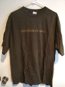 CHILDREN OF MEN (Universal, 2006) Movie Promo Olive T-Shirt XL - Bild 1 von 4
