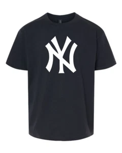 NY Yankees Graphic Logo T-Shirt, New York Baseball Unisex Short Sleeve, - Picture 1 of 2