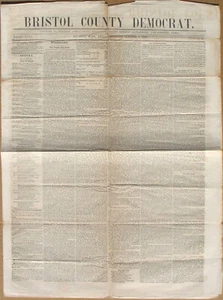 NEWSPAPER – MEXICAN WAR – TAKING OF MEXICO CITY. OCT 8 1847 - Picture 1 of 3