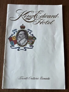 King Edward Hotel Toronto, Ontario, Kanada Vintage Booklet, illustriert - Bild 1 von 3
