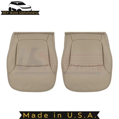 For 2002-2003 Acura TL Type S Driver & Passenger Bottom Leather Seat Cover Tan - Image 1 of 4