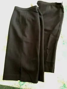 WOMENS ALFRED DUNNER FELLA HAMILTON SKIRT COAL BLACK TAGGED WRONG $42 NWT 20 - Picture 1 of 8