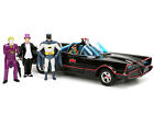1966 Classic Batmobile With Diecast Batman The Joker The Penguin And Plastic Ro