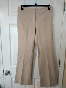 Casual Corner Women's Modern Fit Bootcut Pants Size 8 Beige New (DSLRT07K) - Picture 1 of 10