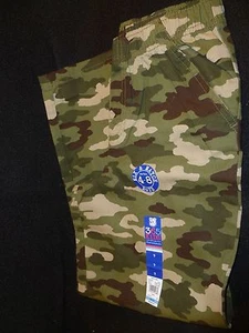 Green Camo Elastic Pants Size 7 Green Camouflage Elastic Pants Garanimals New - Picture 1 of 12