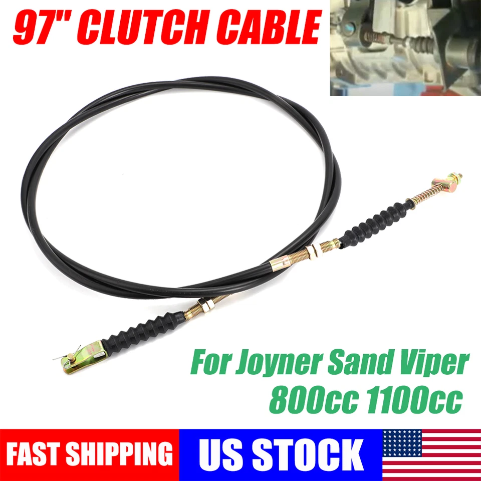 Cable de embrague 97" para Joyner 800cc 1100cc Sand Viper cable de embrague repuesto EE. UU. Foto 1 de 4