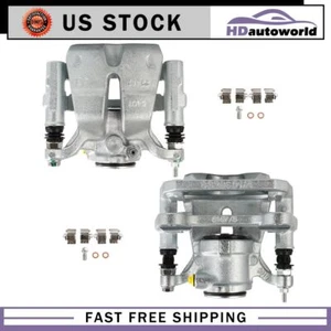 Pair Rear Left Driver Right Brake Calipers w/Bracket For 2014-2021 JEEP CHEROKEE - Picture 1 of 7