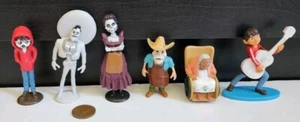 Disney Pixar Coco Miguel Pvc Figures Cake Toppers Lot Of 6 - Imagen 1 de 2