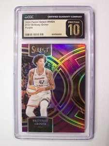 2024 Panini Select WNBA #137 BRITTNEY GRINER (CGC PRISTINE 10 / Mercury) - WOW! - Picture 1 of 2