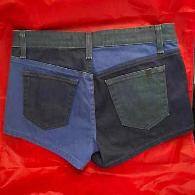 Grunge Joe's Jean Shorts Colorblock Color Block Retro Twee Grunge Size 27 - Image 1 of 4