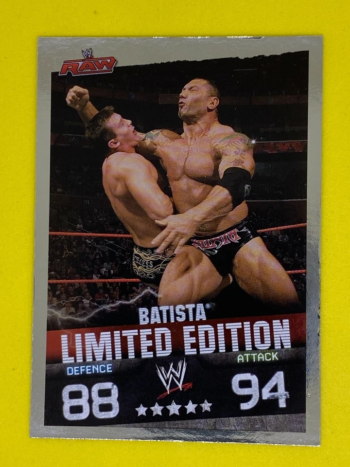 Batista WWE Topps Slam Attax Evolution Limited Edition Wrestling Trading Card - Image 1 of 1
