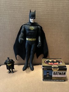 1989 Topps Batman Movie Cards Complete Collectors Limited Edition Set + 2 Figure