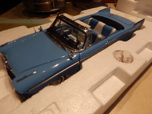 RARE VERY LOW#11/2500 1958 Plymouth Belvedere Conv, Blue, Lmtd Ed. Franklin Mint - Picture 1 of 7