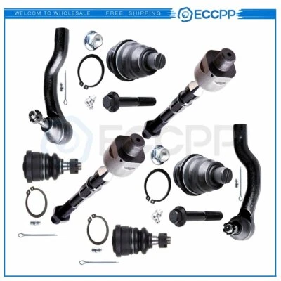 8 barras de amarre exteriores interiores rótula superiores inferiores delanteras para Nissan Xterra 2005-2015 Foto 1 de 4