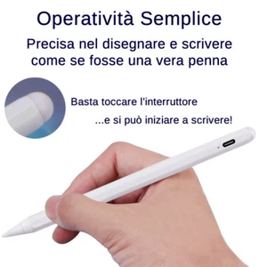 Penna Stilo attiva per ipad e iphone scrivi, disegna comodamente sul tuo tablet - Foto 1 di 8