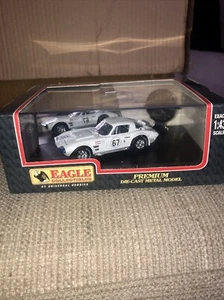1/43 EAGLE RACE CHEVROLET CORVETTE GRAND SPORT #67 ROAD AMERICAN 1964 WHITE - Picture 1 of 4