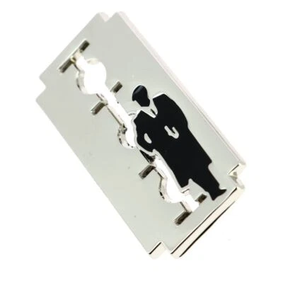 CLJ CHARLES LE JEUNE Pin's lame de rasoir Peaky Blinders - en Acier - Mode - Art déco