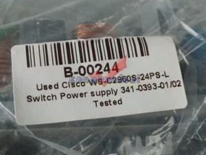 Used 1PC Cisco 341-0393-01/02 Switch Power supply WS-C2960S-24PS-L Tested - Bild 1 von 1