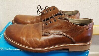 Clarks TOR Cushion Plus Men's Brown Leather Shoes Size UK 9.5G • 24.45€