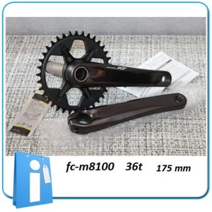 Nuevo Crankset Bielas Monoplato SHIMANO XT 36t fc-m8100 175mm 12v fc-m8100-1 - Imagen 1 de 12