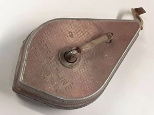 Vint Strait-Line Chalk Line Reel & Plumb Bob Made in Ohio USA Pre-Zip Code  5w6 - Picture 1 of 5