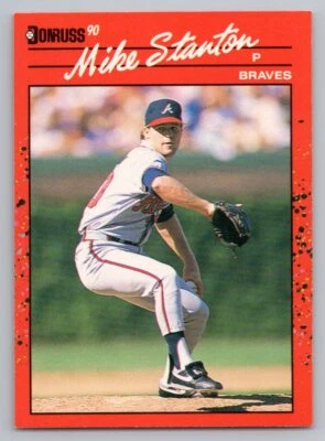 1990 Donruss Mike Stanton #508c Atlanta Braves - Image 1 of 2