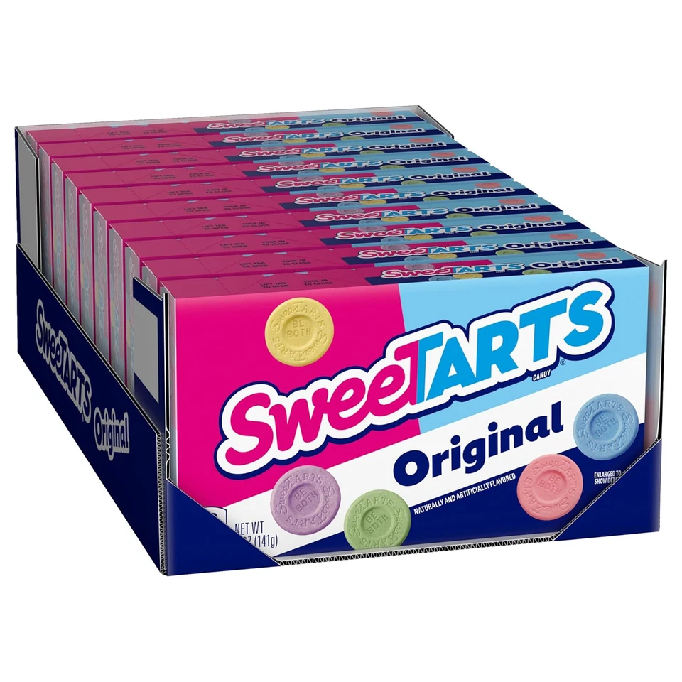 10 Sweetarts Original Candy Movie Theater Boxes 5 Oz Sweet Tarts