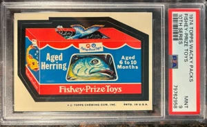 1974 Topps Wacky Packages Fishey-Prize Toys 10th Series PSA 9 MINT Card - Picture 1 of 1
