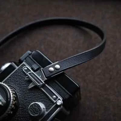 Alça de pescoço de couro para câmera Rollei lente dupla 3.5F E E1 E3 T C 2.8 E E2 FX TLR - Imagem 1 de 4