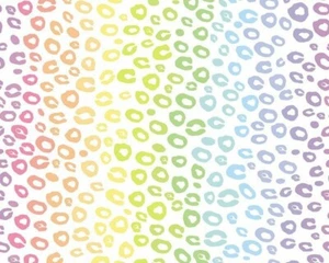 Pastel leopard 100% cotton digital print - Picture 1 of 12