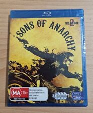 Sons Of Anarchy: Season 2 (Blu-ray, 3 Disc Set) Brand New & Sealed. Region B. 