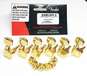 Original Fender AM SRS American Standard 2-polig Strat/Tele GOLD Logo Gitarren-Tuner - Bild 1 von 1