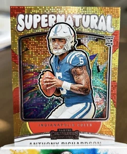 2023 Panini Contenders - Supernatural #1 Anthony Richardson (RC), Colts! - Picture 1 of 4