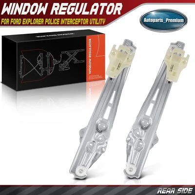 2x Regulador de ventana eléctrica lateral trasero para Ford Explorer Police Interceptor utilitario Foto 1 de 4